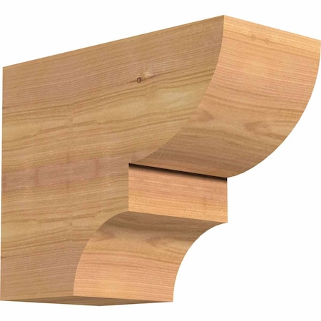 Ekena Millwork Ridgewood Smooth Rafter Tail, Western Red Cedar, 5 1/2"W x 10"H x 12"L RFT06X10X12RID00SWR